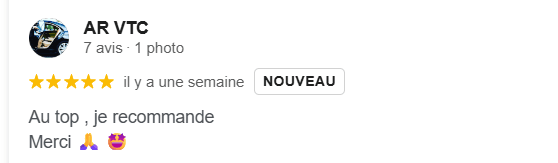 Avis Google — ARVTC